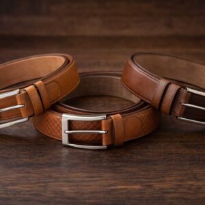 Men Belts Brown